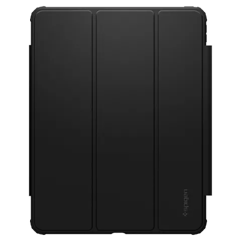 Housse en cuir artificiel Spigen Ultra Hybrid Pro compatible avec iPad Pro 12.9 (2021 2022) - noir