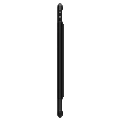 Housse en cuir artificiel Spigen Ultra Hybrid Pro compatible avec iPad Pro 12.9 (2021 2022) - noir
