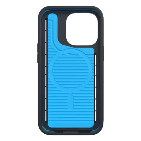 Coque Gear4 Vancouver Snap D3O compatible avec iPhone 13 Pro - noir et bleu