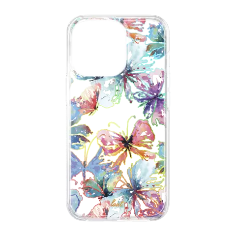 Coque Laut Crystal Palette TPU Papillons compatible avec iPhone 13 Pro - transparente