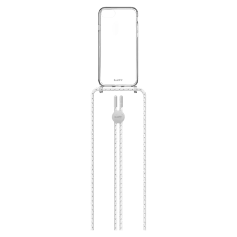 Coque Laut Crystal-X Necklace en TPU compatible avec iPhone 6 6s 7 8 et SE 2020 SE 2022 - transparente