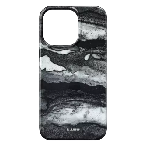 Coque Laut Huex Ink en pierre naturelle pour iPhone 13 Pro Max - noire