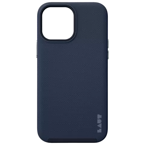 Laut Shield PC et coque en silicone compatible avec iPhone 13 Pro Max - bleu fonc&eacute;
