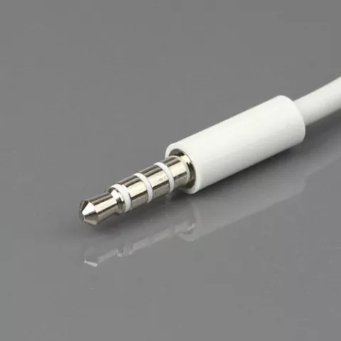 R&eacute;partiteur audio 3,5 mm compatible avec iPhone la musique d&#039;ordinateur MP3