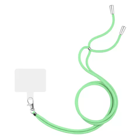 Cordon t&eacute;l&eacute;phonique multifonctionnel r&eacute;glable avec patch - Vert