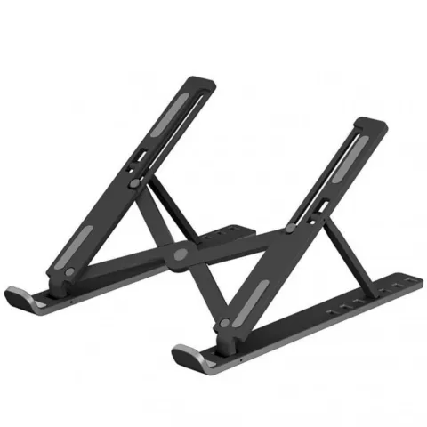 Support pliable pour ordinateur portable r&eacute;glable sur 7 positions Support pour ordinateur portable - Noir