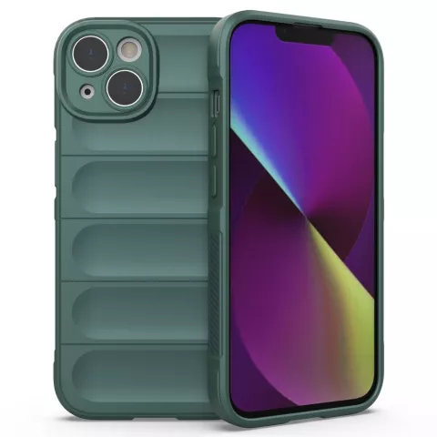 Coque en TPU Shock Absorb compatible avec iPhone 14 - vert