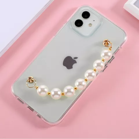 Coque en TPU Pearls compatible avec iPhone 11 - transparente