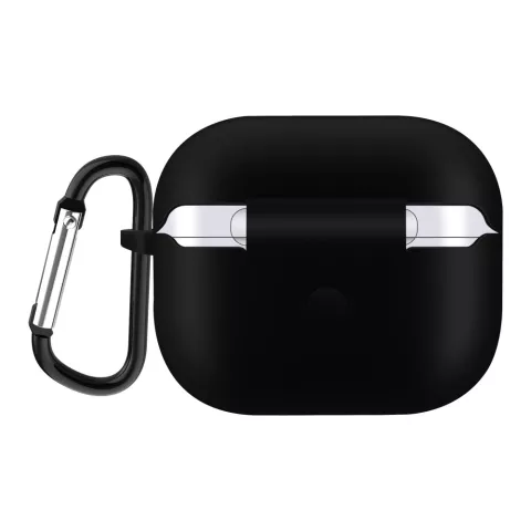 &Eacute;tui en silicone Solid Protection avec crochet compatible avec AirPods 3 - noir