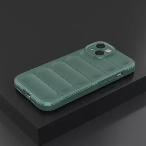 Coque TPU Shock Absorb compatible avec iPhone 14 Plus - vert