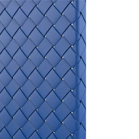 Coque en TPU tiss&eacute; compatible avec iPhone 14 Pro Max - bleue