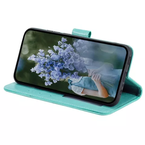 &Eacute;tui portefeuille en TPU Mandala compatible avec iPhone 14 Pro Max - vert