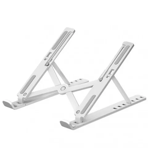 Support pliable pour ordinateur portable r&eacute;glable sur 7 positions Support pour ordinateur portable - Blanc