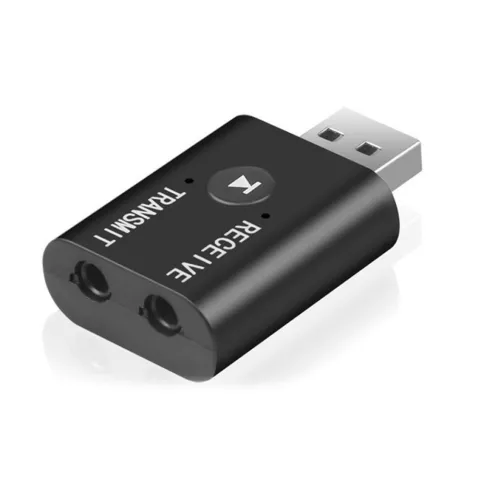 &Eacute;metteur et r&eacute;cepteur Bluetooth avec adaptateur USB-A AUX/Jack 2-en-1 &Eacute;metteur et r&eacute;cepteur