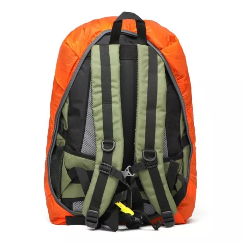 Housse de pluie universelle sac &agrave; dos sac de v&eacute;lo &eacute;tanche - Orange