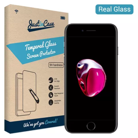 Tempered Glass Just in Case pour iPhone 7, 8, SE 2020 et SE 2022 - Tempered Glass