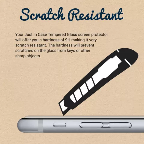 Verre tremp&eacute; Just in Case compatible avec iPhone 12 et iPhone 12 Pro - verre tremp&eacute;