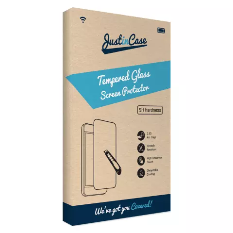 Just in Case Verre Tremp&eacute; compatible avec iPhone 13 mini - verre tremp&eacute;