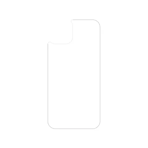 Just in Case Back Cover Verre Tremp&eacute; compatible avec iPhone 13 - verre tremp&eacute;