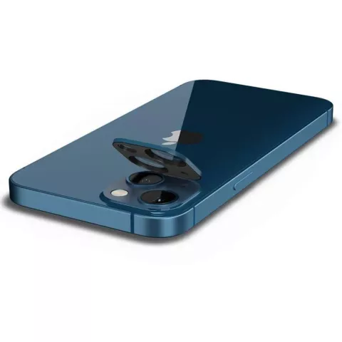 Spigen Camera Lens Glass Protector 2 pack pour iPhone 13 mini et iPhone 13 - bleu