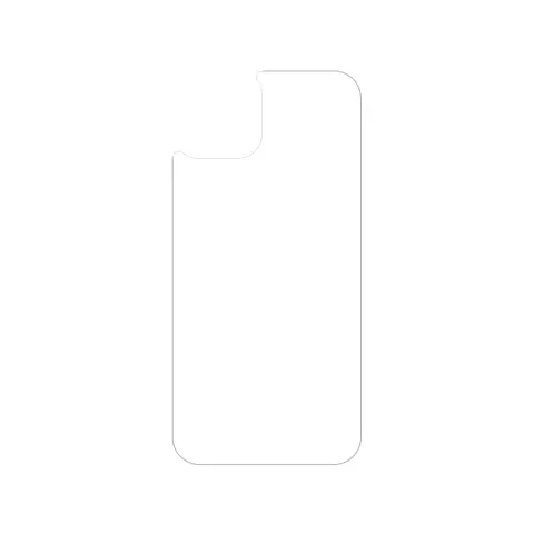Just in Case Coque Arri&egrave;re en Tempered Glass pour iPhone 14 Plus - Tempered Glass