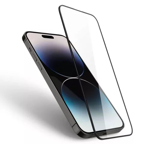 Spigen Full Cover Glass compatible avec iPhone 14 Pro - verre tremp&eacute;