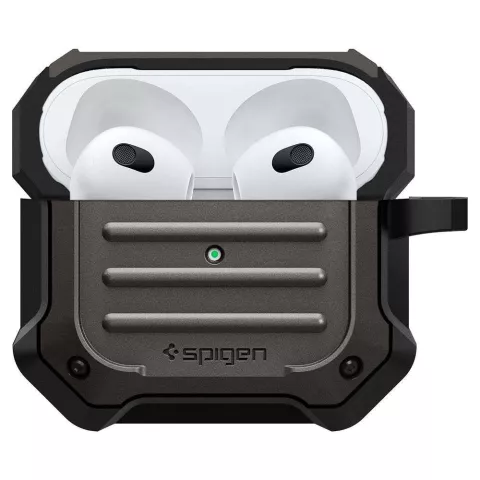 Housse Spigen Tough Armor Case compatible avec AirPods 3 - Gunmetal