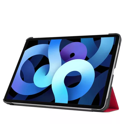 &Eacute;tui Just in Case Trifold compatible avec iPad Air 4 2020 et iPad Air 5 2022 - rouge