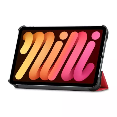 &Eacute;tui Just in Case Trifold compatible avec iPad mini 6 (2021) et iPad mini 7 (2024) - rouge