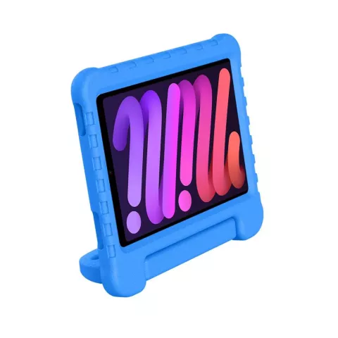 Coque Just in Case Kids Case Ultra compatible avec iPad mini 6 (2021) et &agrave; l&#039;iPad mini 7 (2024) - bleue