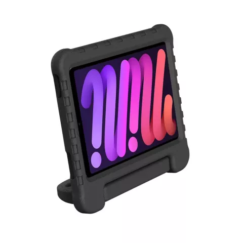 Coque Just in Case Kids Case Ultra compatible avec iPad mini 6 (2021) et &agrave; l&#039;iPad mini 7 (2024) - noire
