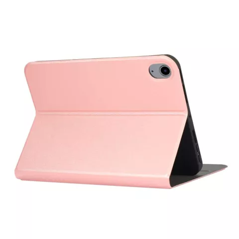 Just in Case Housse en cuir PU compatible avec iPad mini 6 (2021) et iPad mini 7 (2024) - rose