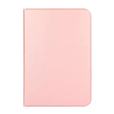 Just in Case Housse en cuir PU compatible avec iPad mini 6 (2021) et iPad mini 7 (2024) - rose