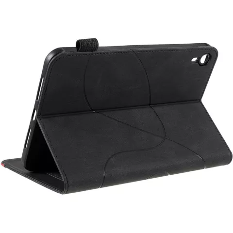 Housse Just in Case Business Book Case compatible avec iPad mini 6 (2021) et &agrave; l&#039;iPad mini 7 (2024) - noir