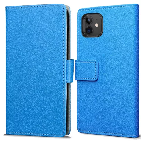 &Eacute;tui portefeuille Just in Case pour iPhone 12 mini - bleu