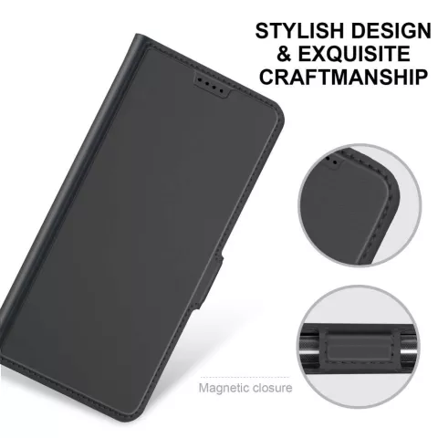 Just in Case Wallet Case Slimline pour iPhone 12 Pro Max - noir