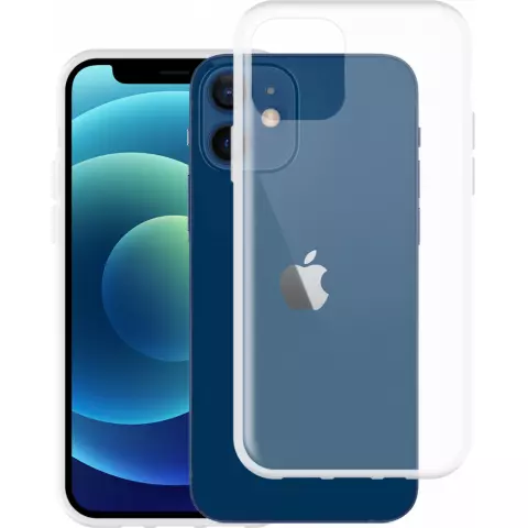 Coque Just in Case Soft en TPU pour iPhone 12 - transparente