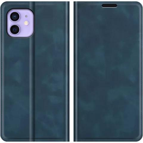 Just in Case Wallet Case Coque magn&eacute;tique pour iPhone 12 et iPhone 12 Pro - bleu
