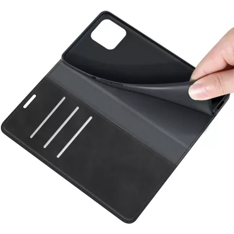Just in Case Wallet Case Coque magn&eacute;tique pour iPhone 12 Pro Max - noir