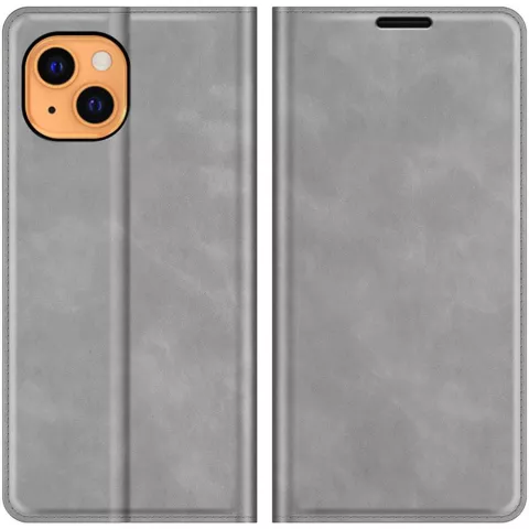 Just in Case Wallet Case Coque magn&eacute;tique pour iPhone 13 mini - gris