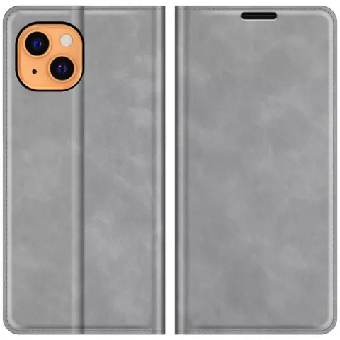 Just in Case Wallet Case Coque magn&eacute;tique pour iPhone 13 - gris