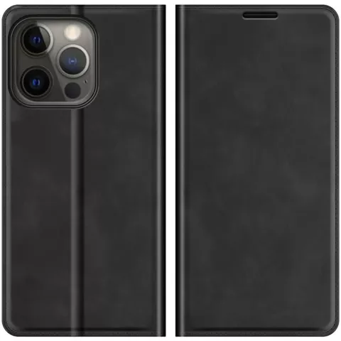 Just in Case Wallet Case &Eacute;tui magn&eacute;tique compatible avec iPhone 13 Pro - noir