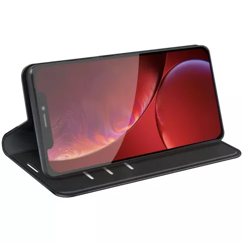 Just in Case Wallet Case &Eacute;tui magn&eacute;tique compatible avec iPhone 13 Pro - noir