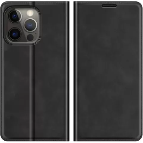 Just in Case Wallet Case &Eacute;tui magn&eacute;tique compatible avec iPhone 13 Pro Max - noir