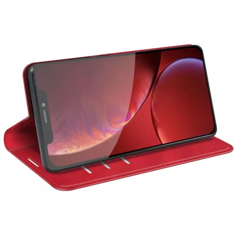 Just in Case Wallet Case Coque magn&eacute;tique pour iPhone 13 Pro Max - rouge