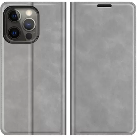 Just in Case Wallet Case Coque magn&eacute;tique pour iPhone 13 Pro Max - gris