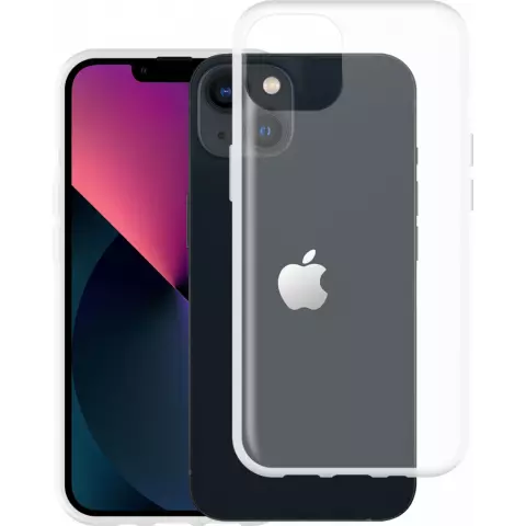 Just in Case Coque en TPU souple compatible avec iPhone 13 - transparente