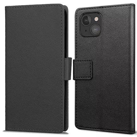 &Eacute;tui portefeuille Just in Case compatible avec iPhone 13 mini - noir