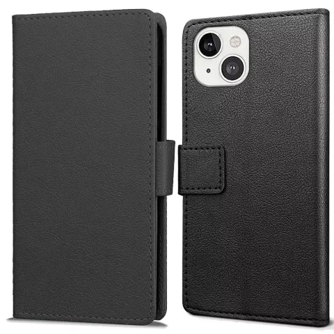 &Eacute;tui portefeuille Just in Case compatible avec iPhone 13 - noir