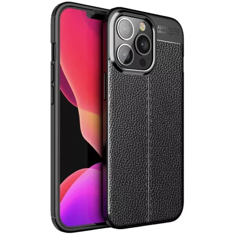 Just in Case Soft Design TPU Case compatible avec iPhone 13 Pro - noir